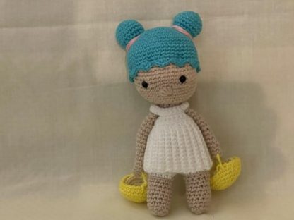 Crocheted Star Sign Libra Doll