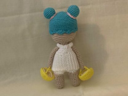 Crocheted Star Sign Libra Doll - Image 2