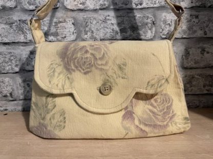 Scalloped Flap Handbag