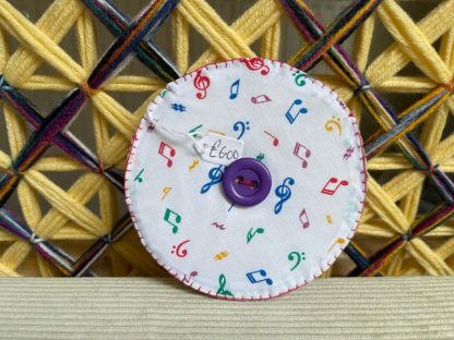 Music Notes Playing Card Holder